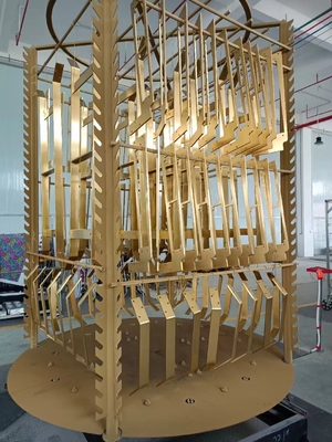 Helle metallische Glanz Edelstahl Hardware Zubehör Multi-Bogen-Ionenbeschichtung Maschine für Gold