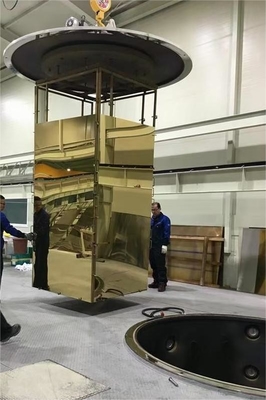 Edelstahlblech / Möbelteile Gold PVD Vakuumbeschichtungsmaschine