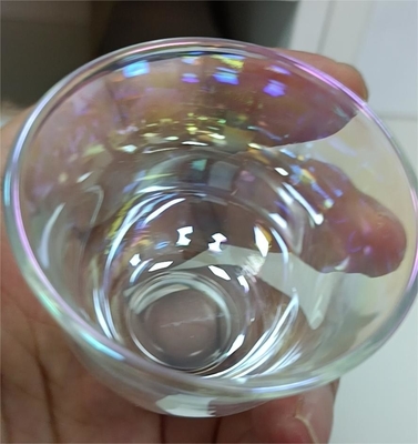 Vollautomatische Glaswaren-Glaswerk-Pvd-Plattierungsmaschine für goldene Silberfarbe