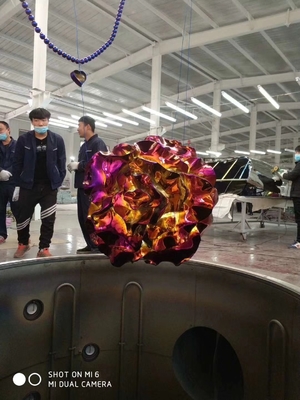 Hochleistungs-Foshan-Glas-Weinkuppen-Vakuum-PVD-Beschichtungsanlage für Gold Silber Regenbogen Schwarz Farbe