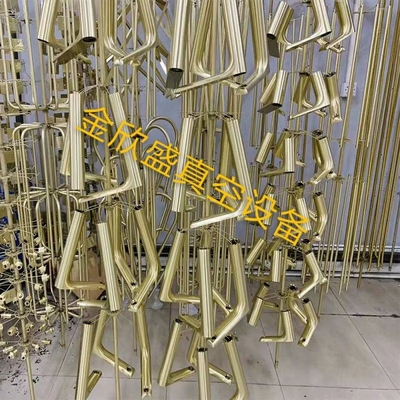 Hocheffiziente Energiesparmaschine mit Titanium-PVD-Vakuumbeschichtung für Regenbogen-Gold-Rosen-Gold-Grau