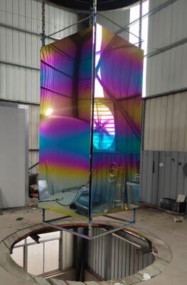 Langlebige PVD-Plattiermaschine mit Volloberflächen-Abdeckungstechnologie für Edelstahl-Raumteiler