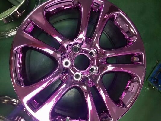 Custom Multi-Color PVD Beschichtungsmaschine mit voller automatischer Steuerung und 1-Jahres-Garantie für Auto-Rad-Oberflächenverbesserung
