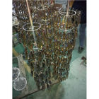 Foshans JXS Vakuumbeschichtungs-Maschinen-Hersteller des mit hohem Ausschuss goldene Glaswaren-Glaskristall-PVD