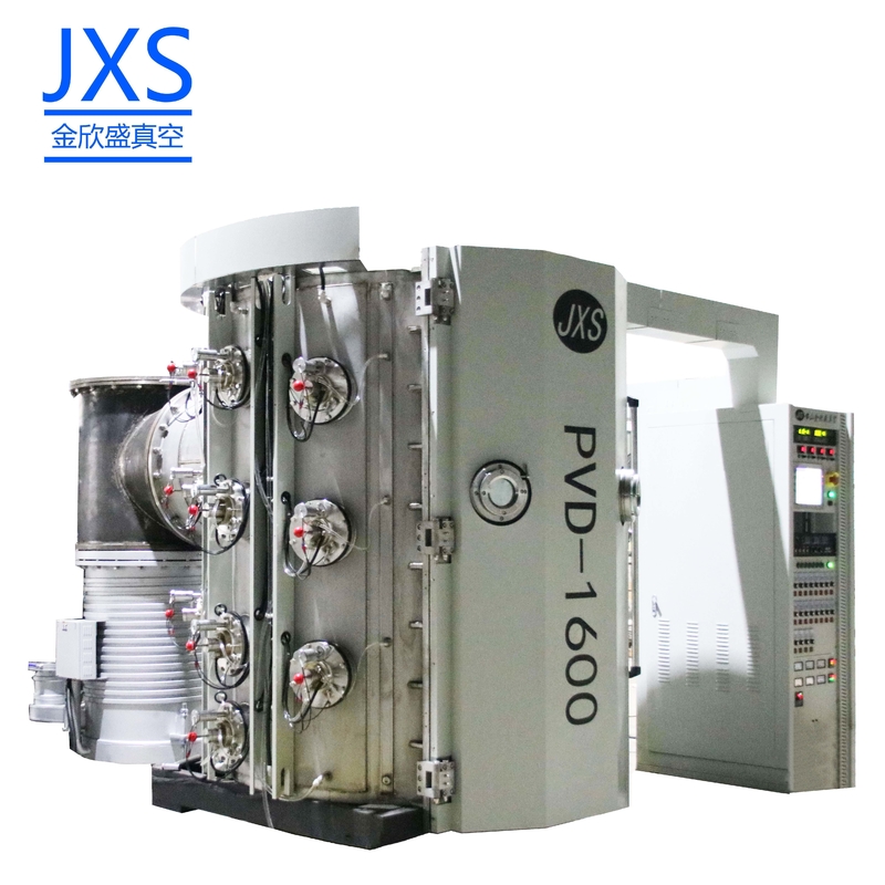 Foshan JXS Vakuumausdampf-Dünnfolie-Beschichtungsmaschine für Gold Rose Gold Blau Grau Schwarz Farbe