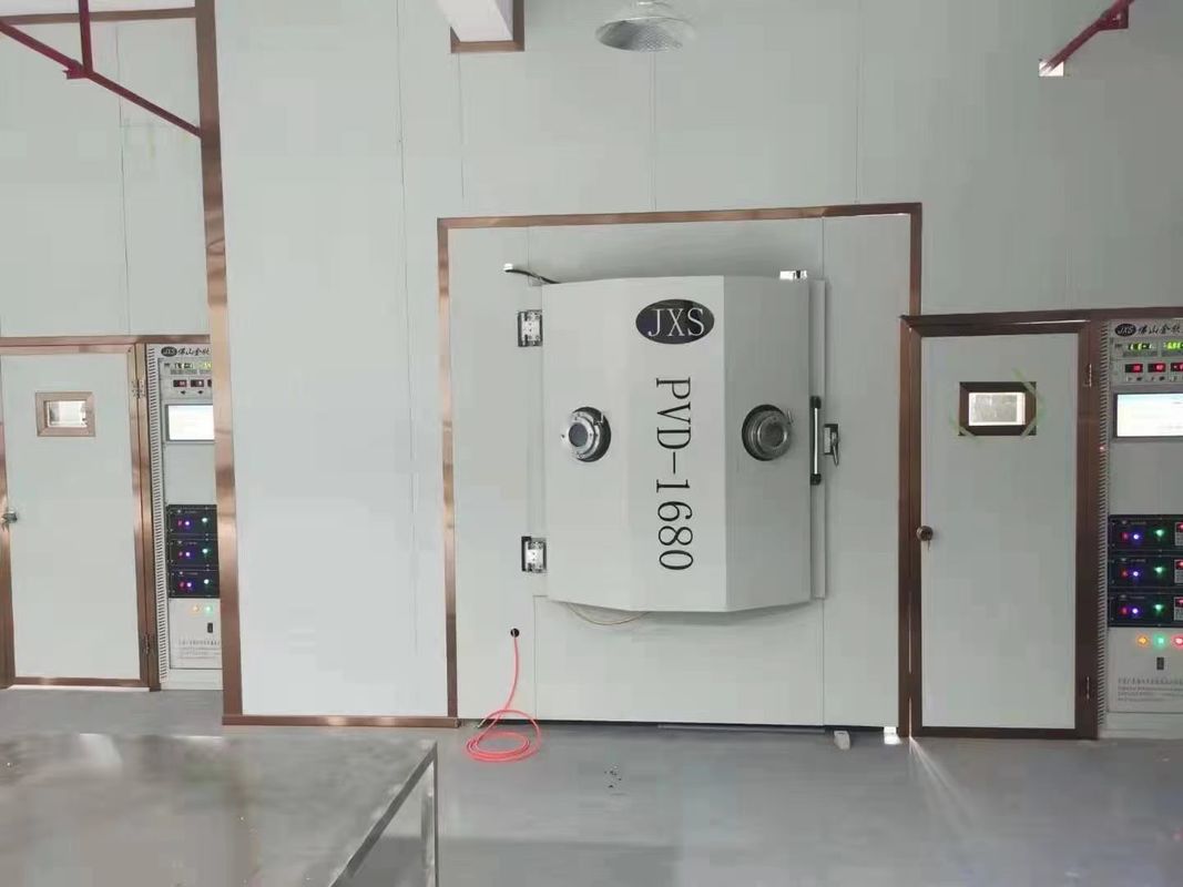 Vakuum-Beschichtungsmaschine Made in China, Goldfarbene PVD-Lackherstellungsanlage, PVD-Filmbeschichtungsmaschine für Edelstahl und Keramik