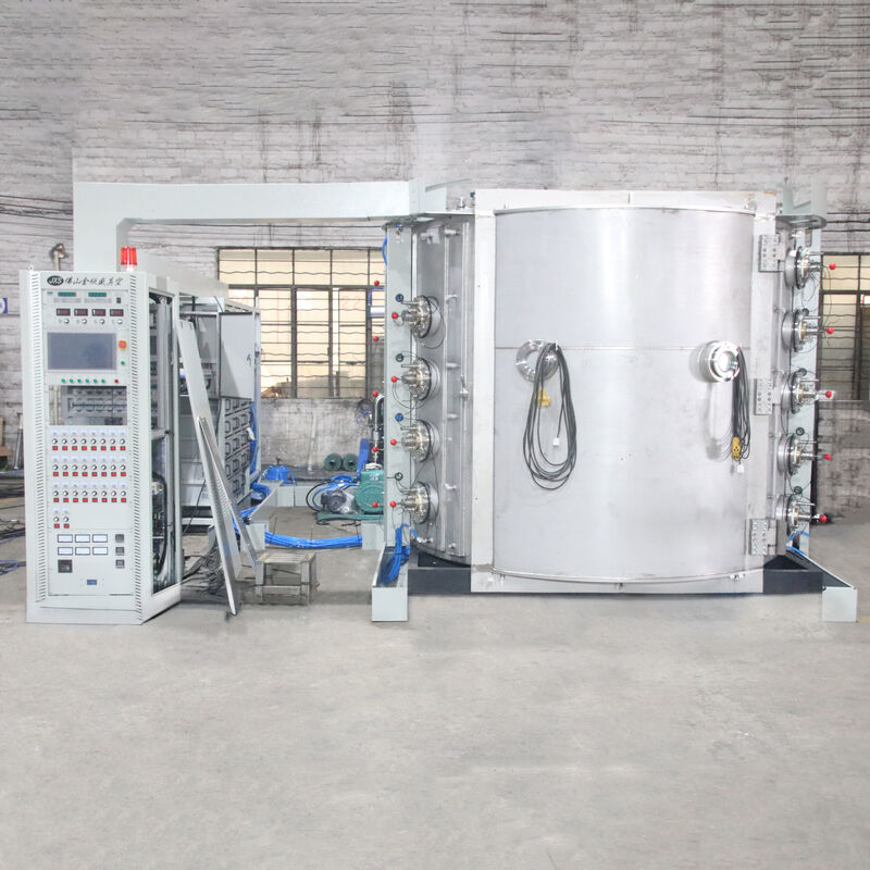Kompakte Vakuumbeschichtungsmaschine mit kleinem Hohlraum, mehrfarbiger metallischer Dünnschicht und vollautomatischem Steuerungssystem