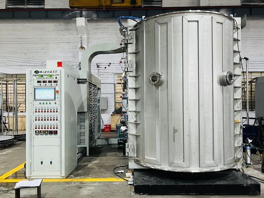 Qualität Kompakte Präzisions-PVD-Beschichtungsmaschine mit vollautomatischer Steuerung für kleine Metallwerkstücke Fabrik