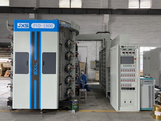 Qualität PVD-Beschichtungsmaschine. Löffel, Gabeln und Geschirr. Fabrik